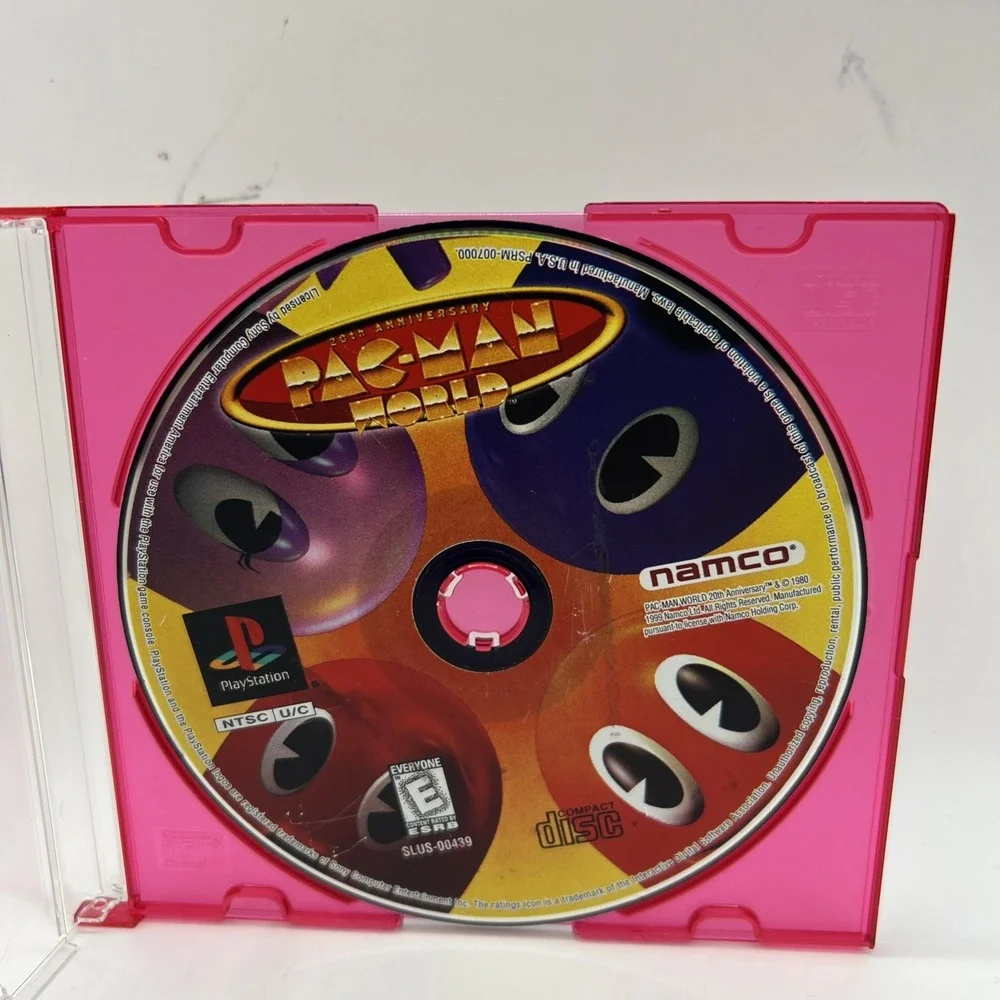 Pac Man World 20th Anniversary PlayStation 1 PS1 Disc Only Tested And Works